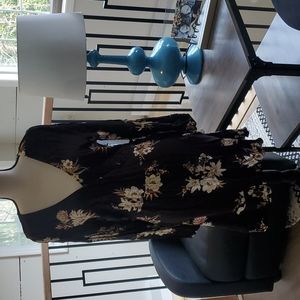 Brown floral long sleeve dress - NWT